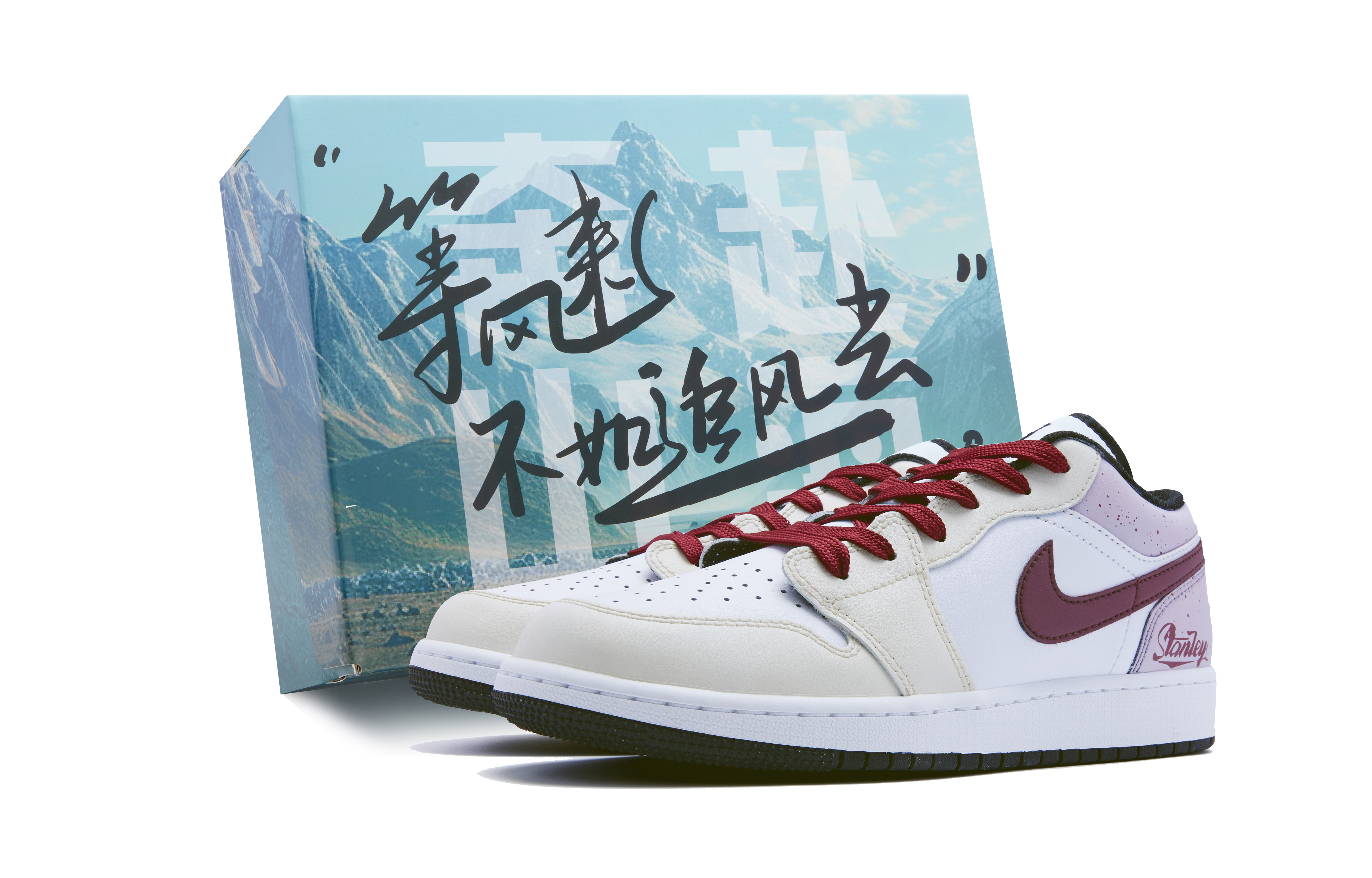 Jordan Air Jordan 1 Cushioning Slip Resistant Abrasion Resistant Low top Vintage Basketball Shoes Men’s
