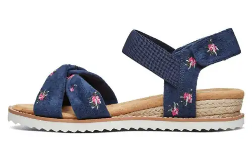 Skechers Bob's Beach Sandals Women's Marine Blue/Brown/Red