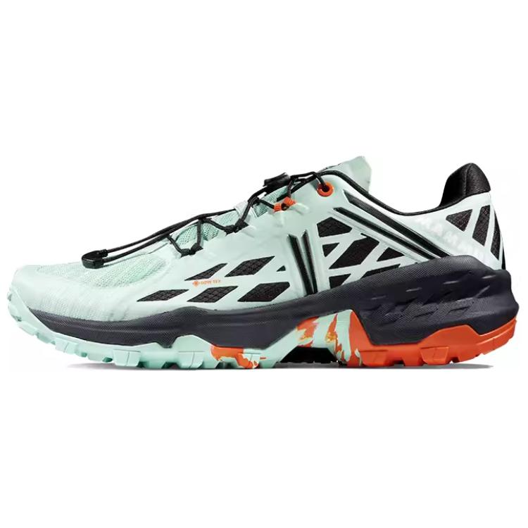 MAMMUT Sertig Slip Resistant Abrasion Resistant Low top Hiking Shoes Men’s Green Black