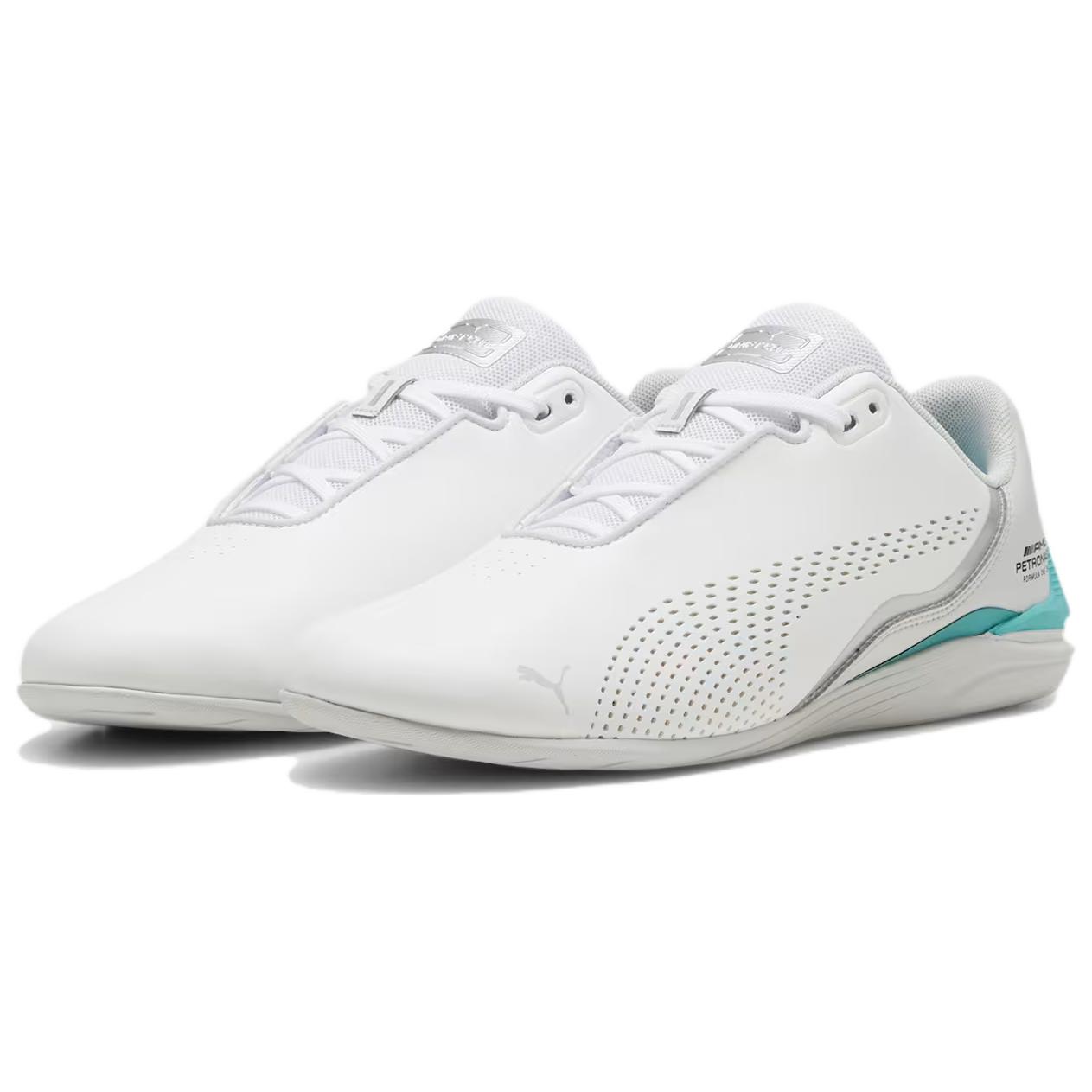 PUMA Drift Cat Decima Mercedes Amg Petronas F1 White Sheen Green