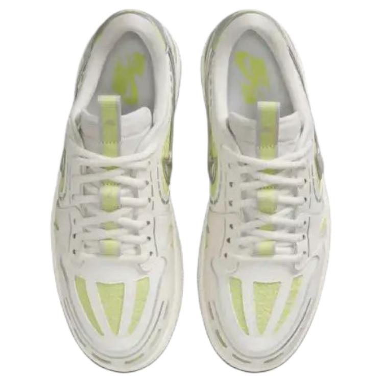 Jordan Air Jordan 1 Abrasion Resistant Breathable Low top Vintage Basketball Shoes Women's White Green