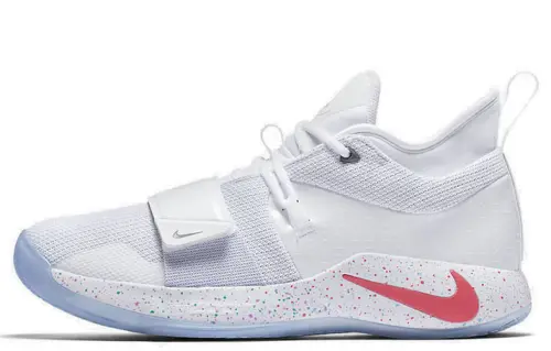 PlayStation x Nike PG 2.5 Comfortable, non-slip, wear-resistant, lightweight, low-top basketball shoes, men's white