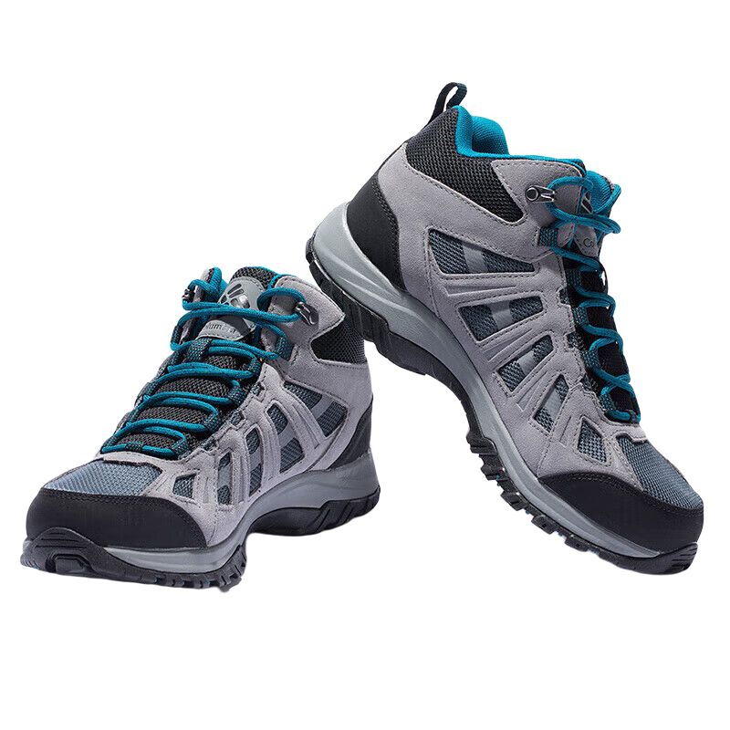 Columbia Redmond 3 Mountaineering & Hiking Shoes Unisex Mid Top Gray/Black/Blue