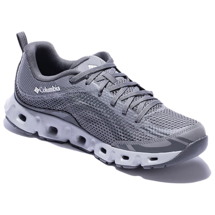 Columbia Drainmaker 4 Slip Resistant Low top Hiking Mountaineering Shoes Men’s Gray