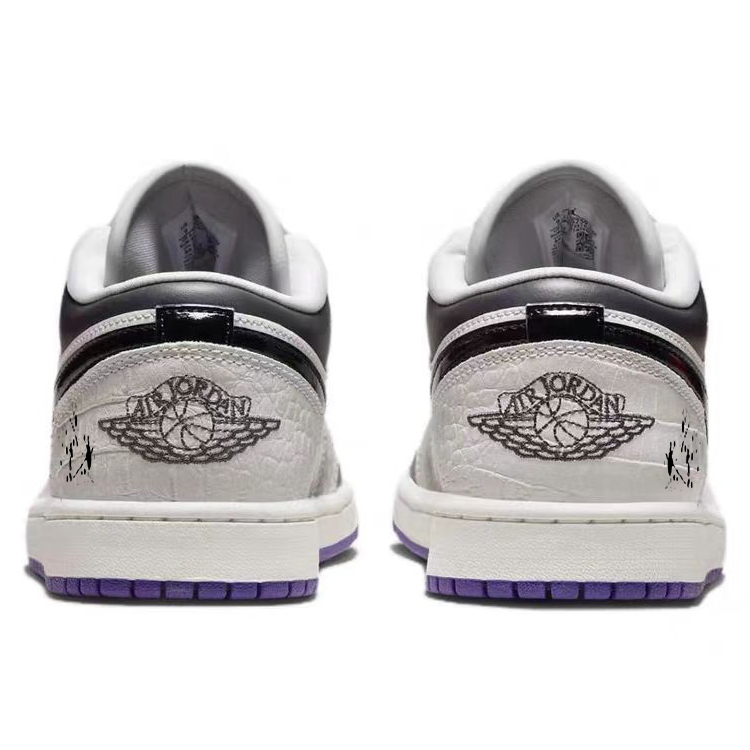 Jordan Air Jordan 1 Vintage Basketball Shoes Women’s Low Top Black/White