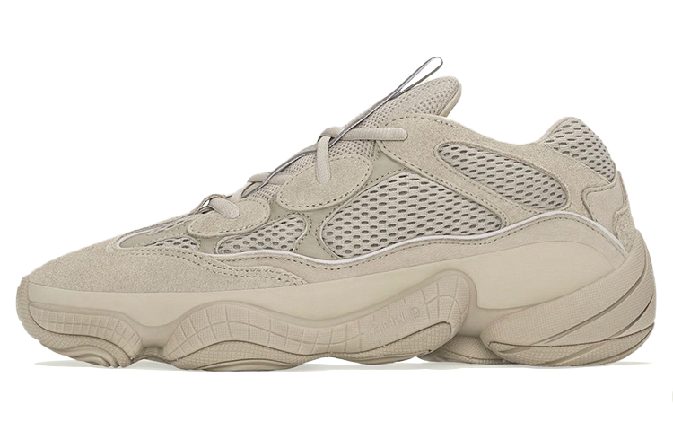 Adidas originals Yeezy 500 brown \"Taupe Light\" Comfortable Wear-resistant Non-slip Low-top Daddy shoes Men and women