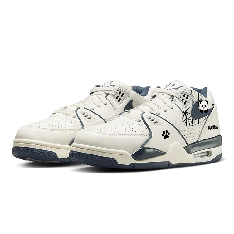 Nike Air Flight 89 Vintage Basketball Shoes Men’s Low Top Blue/White
