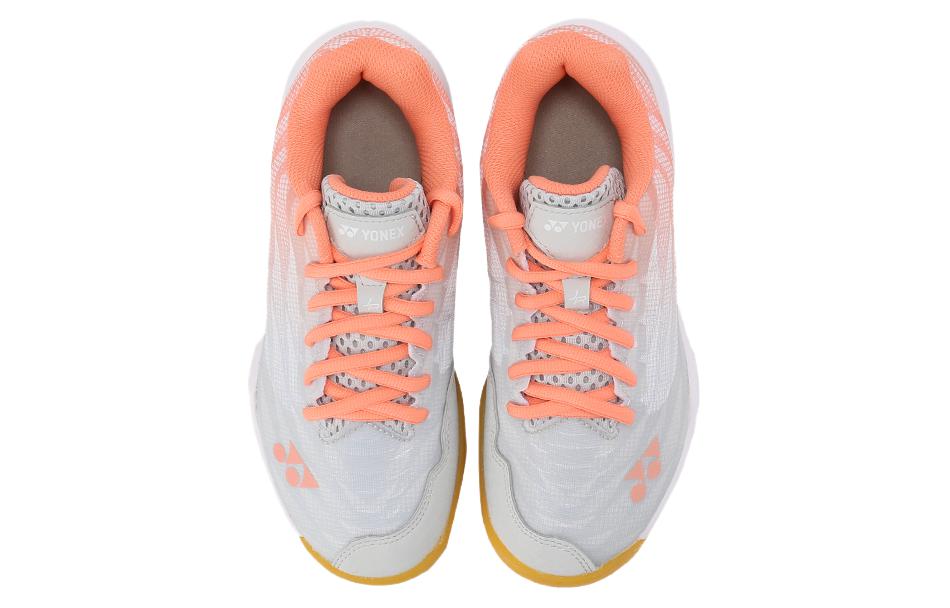 YONEX Comfortable Slip Resistant Abrasion Resistant Low top Badminton Shoes Unisex Orange
