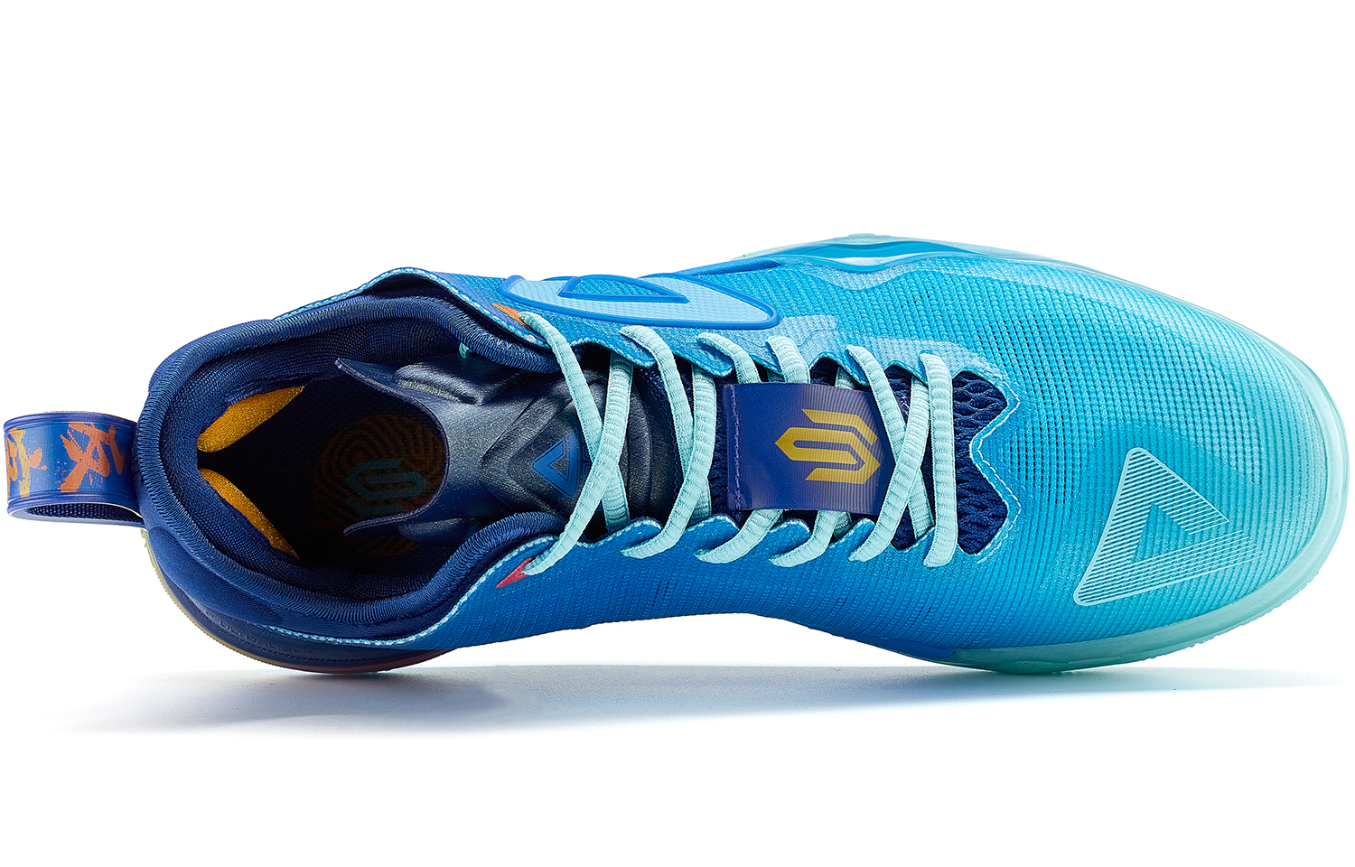 PEAK Andrew Wiggins AW1 Taichi Slip Resistant Abrasion Resistant Low top Basketball Shoes Men’s Sky Blue