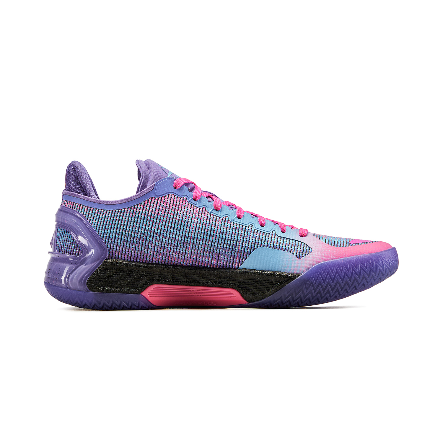 Li Ning Liren 4 V2 Cushioning Slip Resistant Support Lightweight Rebound Low top Basketball Shoes Men’s Blue Purple