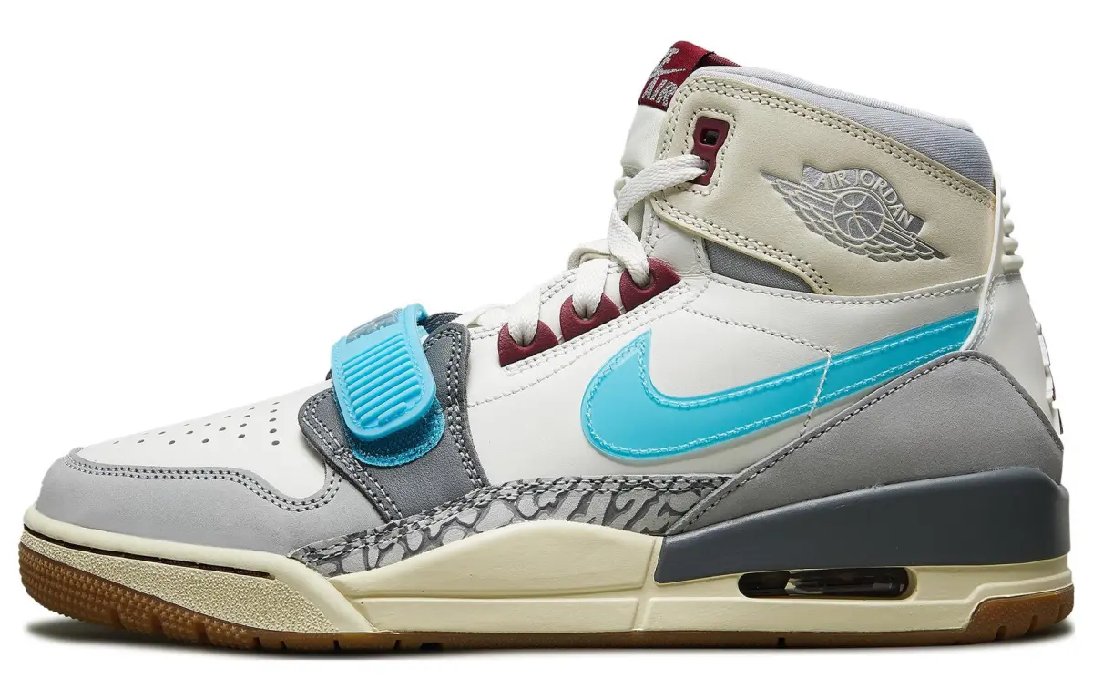 Jordan Legacy 312 Leather Trendy Slip Resistant, Abrasion Resistant, Lightweight Coverage High top