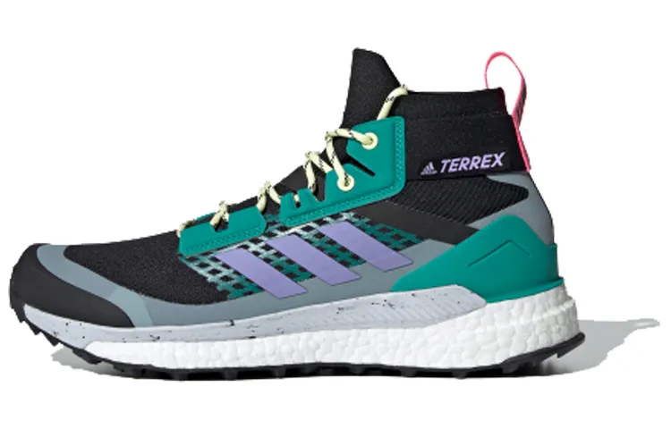 Adidas Terrex Free Hiker Cushioning Slip Resistant Coverage Cushioning Slip Resistant Coverage Mid top Hiking Shoes