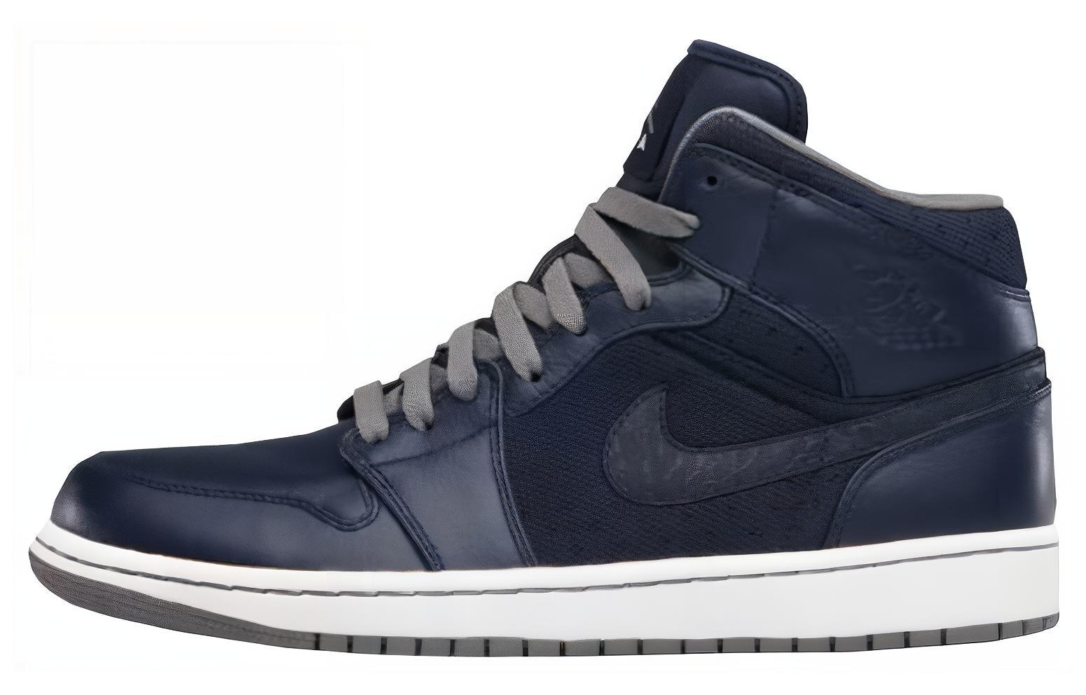 Jordan 1 Phat Mid Obsidian Cool Grey