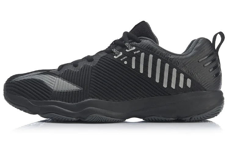 Li Ning Chameleon Ranger 4.0 TD Cushioning Slip Resistant Abrasion Resistant Low top Badminton Shoes Men's Black
