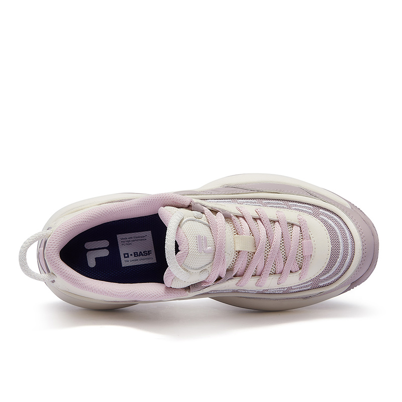 FILA FUSION FIRE Comfortable Abrasion Resistant Low top Basketball Shoes Women’s Gray White