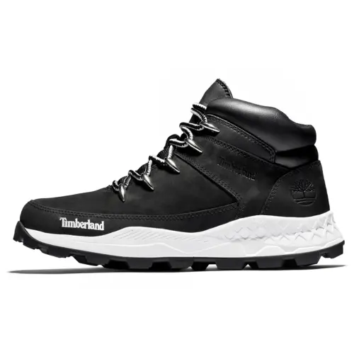 Timberland Synthetic Leather Cushioning Abrasion Resistant Lightweight Mid top Outdoor Shoes Men's Black