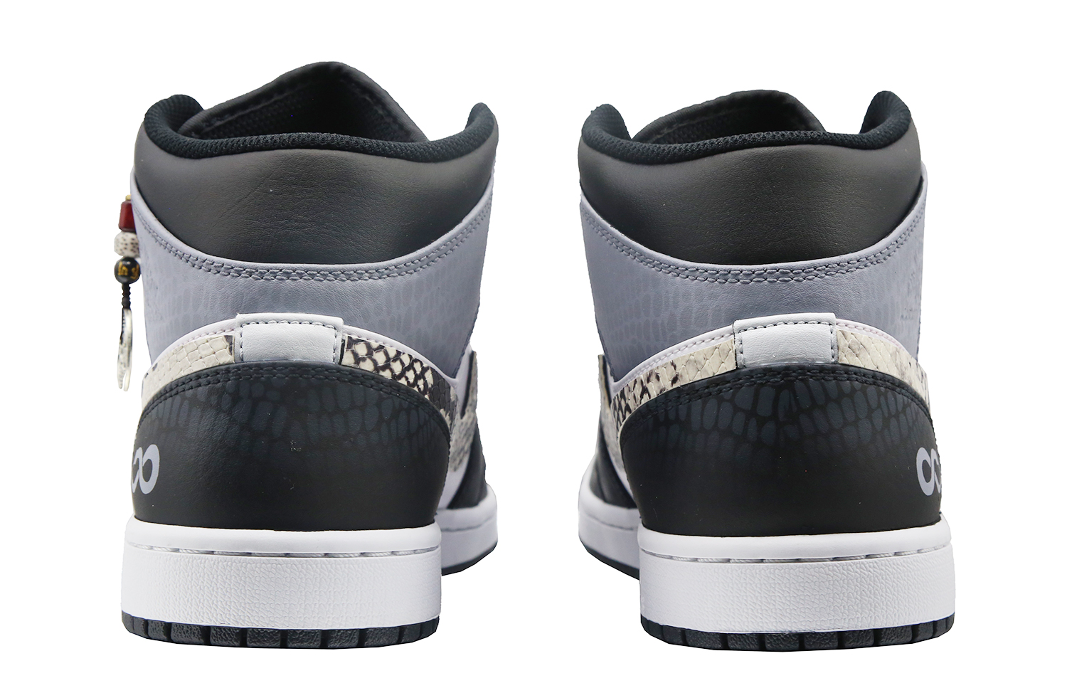 Jordan Air Jordan 1 Vintage Basketball Shoes Men’s Mid Top Black/Gray