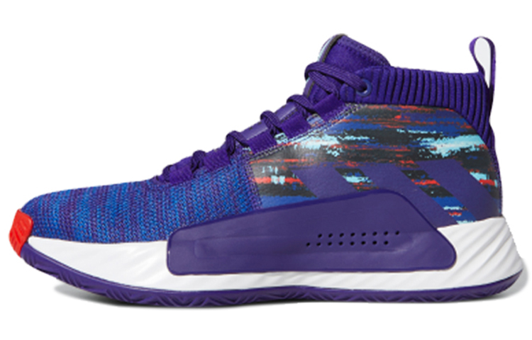 Мужские кроссовки adidas adidas D lillard 5 Gca (сине-фиолетовый)