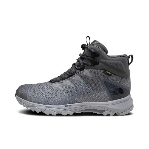THE NORTH FACE Abrasion Resistant Mid top Mountaineering & Hiking Shoes Men's Black