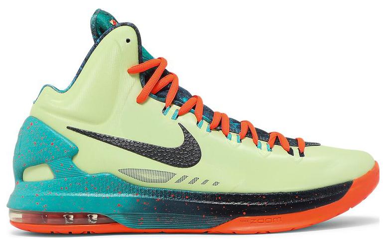 Мужские кроссовки Nike KD 5 All-Star Area 72 (зеленые) — фото 2