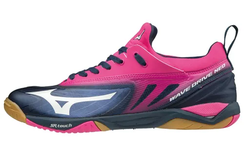 Mizuno Wave Drive Training Shoes Unisex Low Top Pink/White/Blue