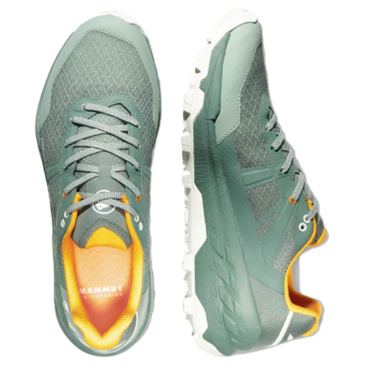 MAMMUT Sertig II Slip Resistant Abrasion Resistant Low top Hiking Shoes Men’s Green