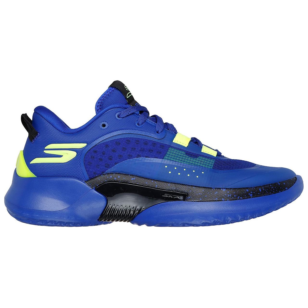 Skechers SKX Resagrip Cushioning, Wear Resistant Low top Basketball Shoes Men’s Blue Green