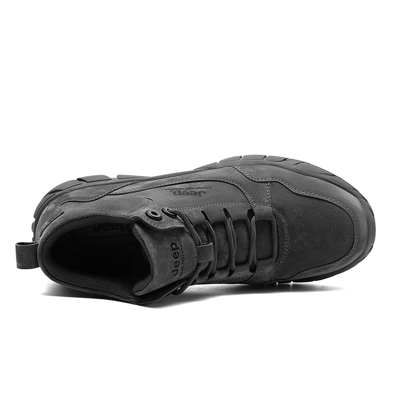 Jeep Mountaineering & Hiking Shoes Men’s Mid Top Gray