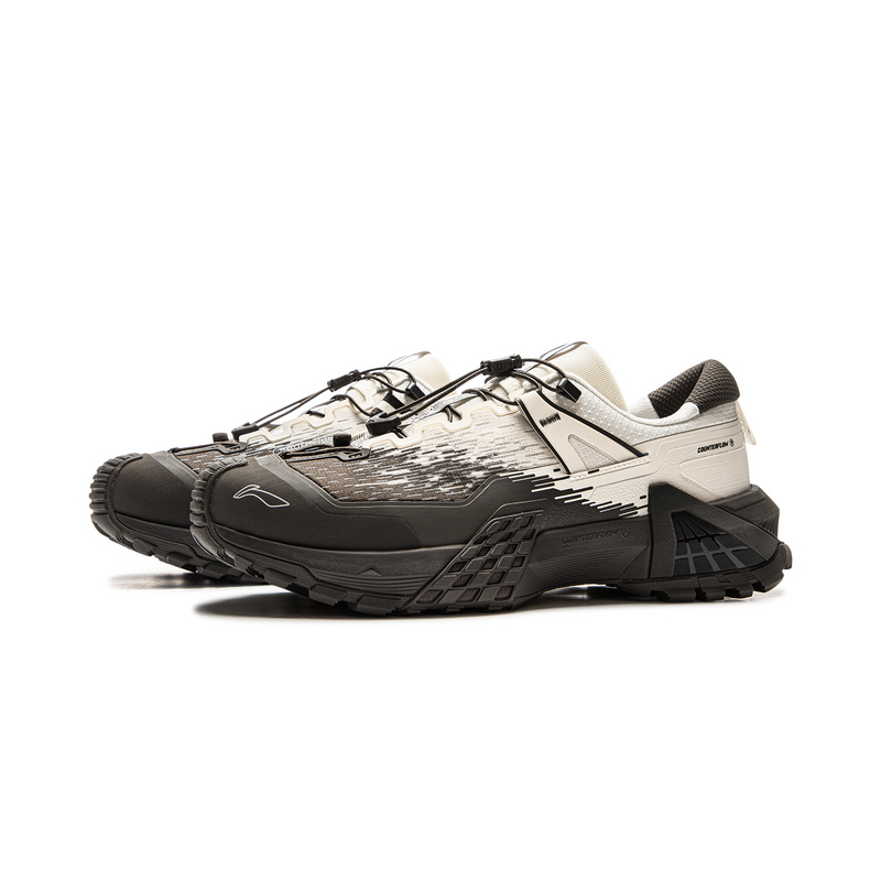 Li Ning Outdoor CF Tracing, Xingchuan Pro Cushioning Slip Resistant Abrasion Resistant Low top Hiking Shoes Unisex