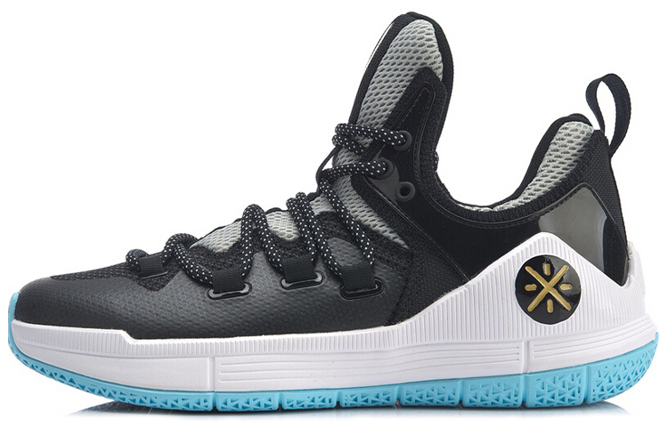 Li Ning 6th Person 2019 The Sixth Person Low top Basketball Shoes Men’s Black White