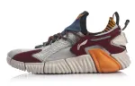 Li Ning Goku ACE Slip Resistant Lightweight Non slip Lightweight Low top Chunky Sneakers Unisex Gray Red