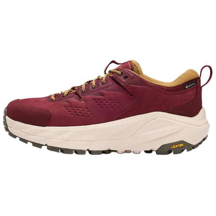 HOKA ONE ONE Kaha Wear resistant And Lightweight Low top Hiking Shoes Unisex Red