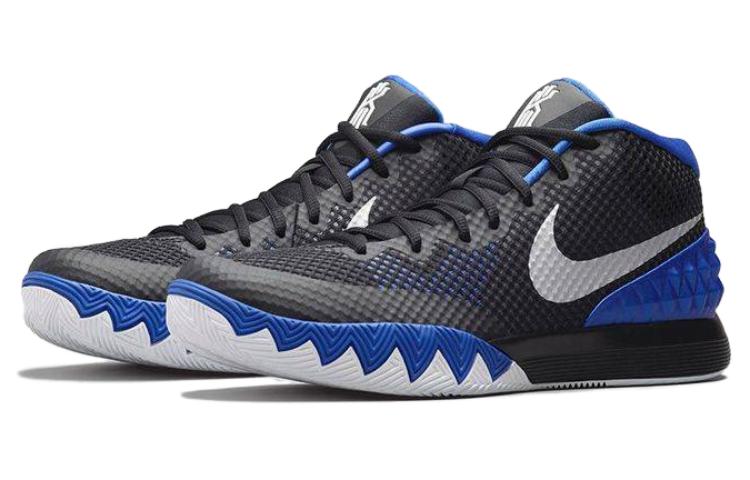 Мужские кроссовки Nike Kyrie 1 Duke Brotherhood (черно-синие) — 蓝/黑/深灰/金属银 — фото 3