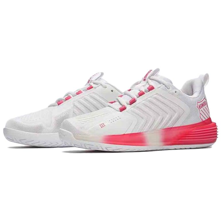 K·SWISS Fabric Low top Tennis Shoes Men’s White Red