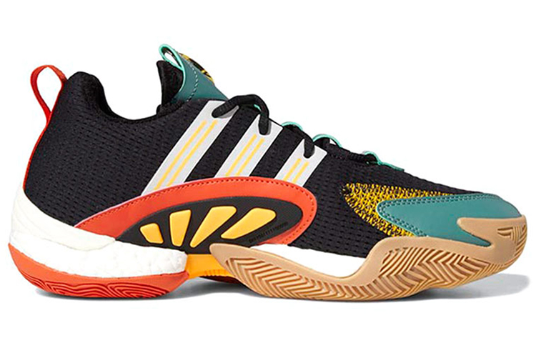 Мужские кроссовки adidas originals Crazy BYW 2.0 (черные) — Чёрный / золотой — фото 2