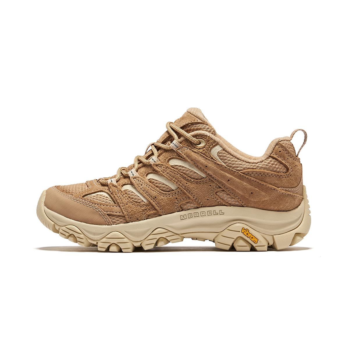 MERRELL MOAB 3 Cushioning Slip Resistant Trail Running Hiking Shoes Women’s Khaki