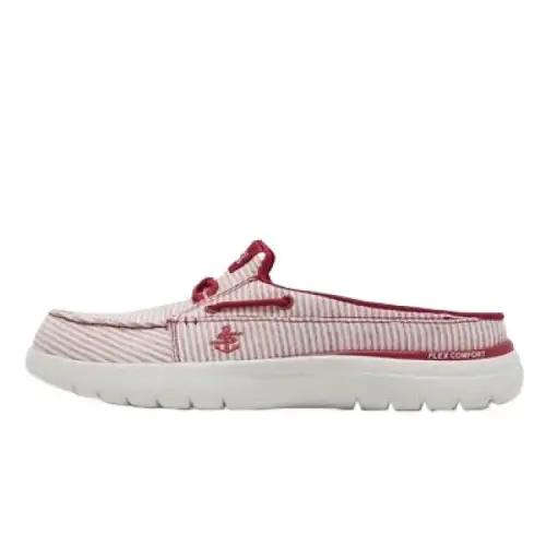 Skechers On The GO Fle Comfortable And Lightweight Low top Canvas Shoes Women's Red