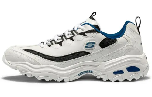 Skechers D'Lites 1.0 Mesh, Artificial Leather Comfortable Cushioning Abrasion Resistant Breathable Low top