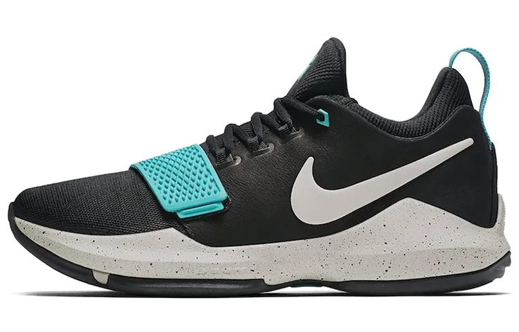 Nike Pg 1 Black Aqua Splash Ink Green Version 'Black Light Bone Light Aqua'