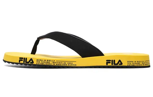 FILA Trevi Slides 'Yellow Black'