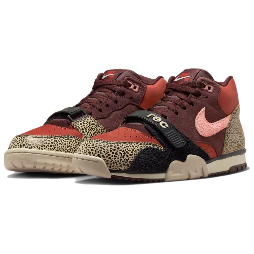 Arts Rec x Nike Air Trainer 1 Slip Resistant Abrasion Resistant Low top Training Shoes Unisex Gray