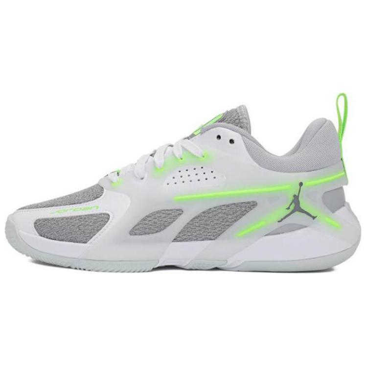 Jordan WMNS JORDAN Low top Basketball Shoes Unisex White Gray
