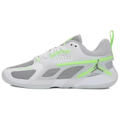 Jordan WMNS JORDAN Low top Basketball Shoes Unisex White Gray