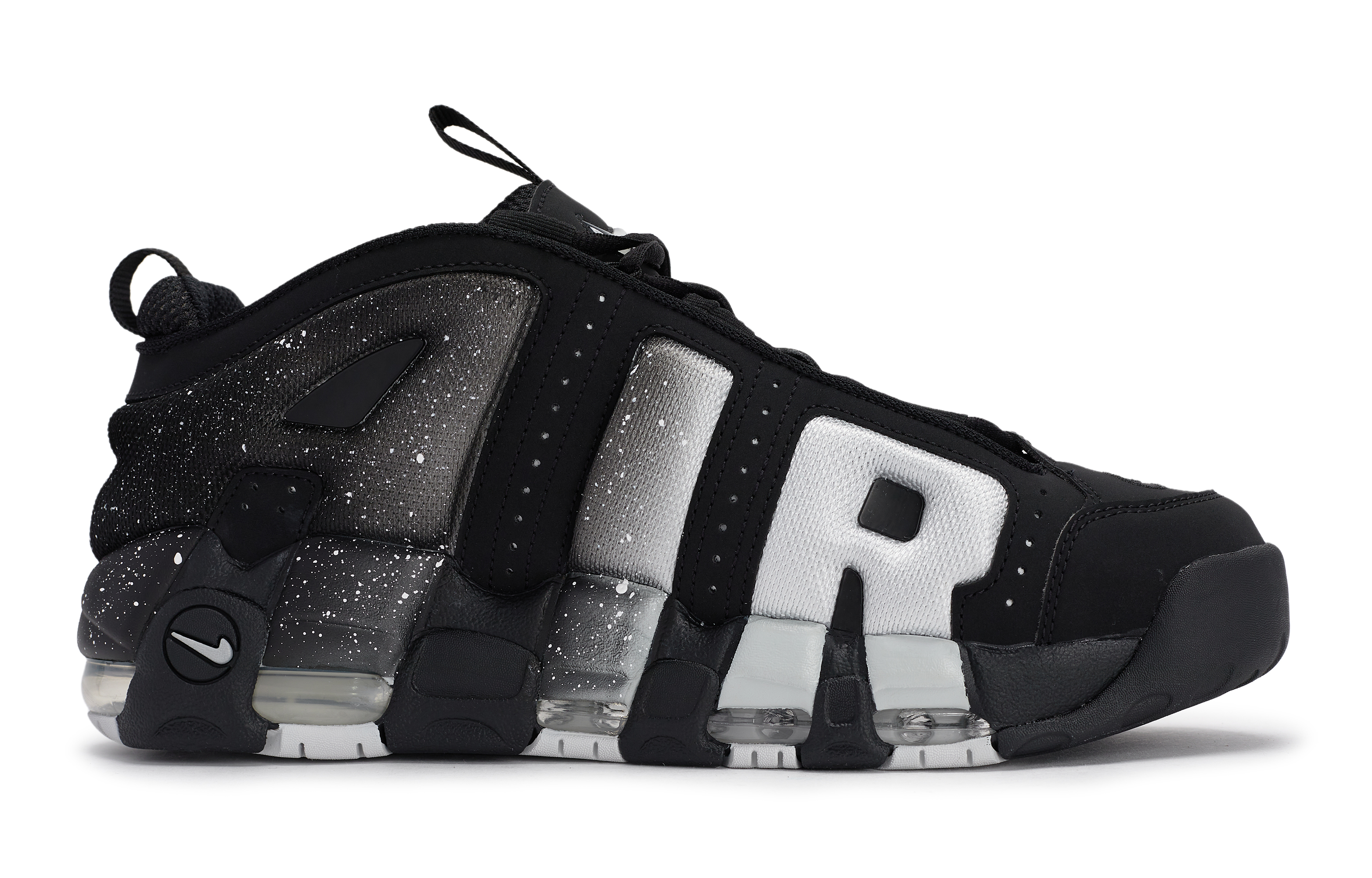 Nike Air More Uptempo LOW 811 Manufacturing, Starry Ocean, Special Shoe Box Slip Resistant Abrasion Resistant Low top