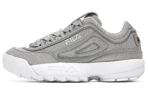 FILA Disruptor 2 Textile, Synthetic Leather Cushioning Abrasion Resistant Breathable Low top Chunky Sneakers Women's