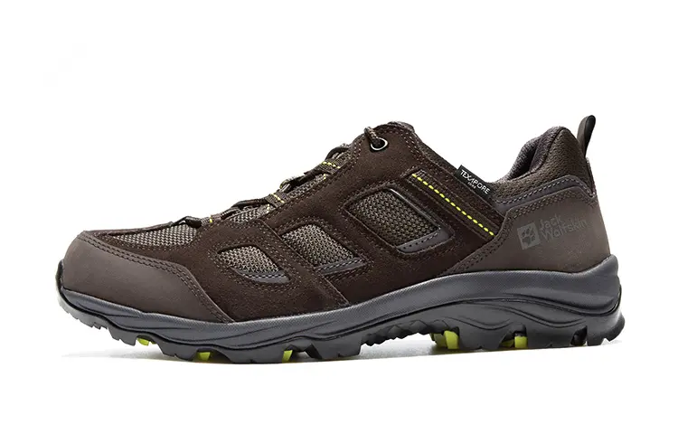 Jack Wolfskin Vojo 3 Texapore Low shock-absorbing, non-slip, wear-resistant, low-top, outdoor functional shoes, men's, dark brown