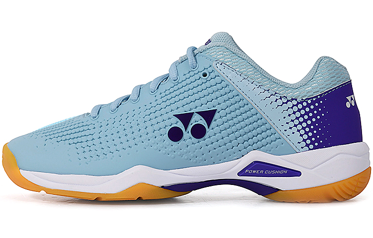 YONEX Power Cushion Flat Cushioning, Wear Resistant Low top Badminton Shoes Unisex Light Blue