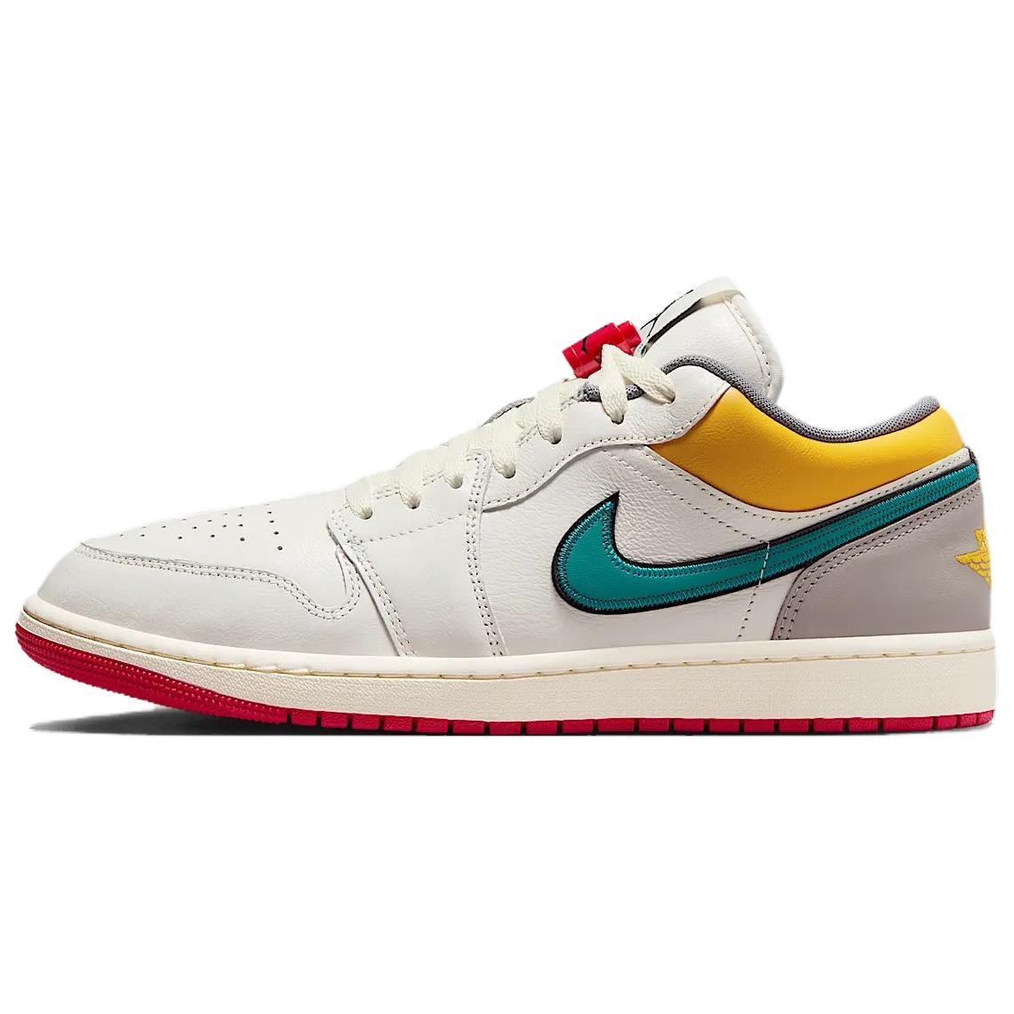 Мужские кроссовки Jordan Air Jordan 1 LOW PREMIUM (желтые)