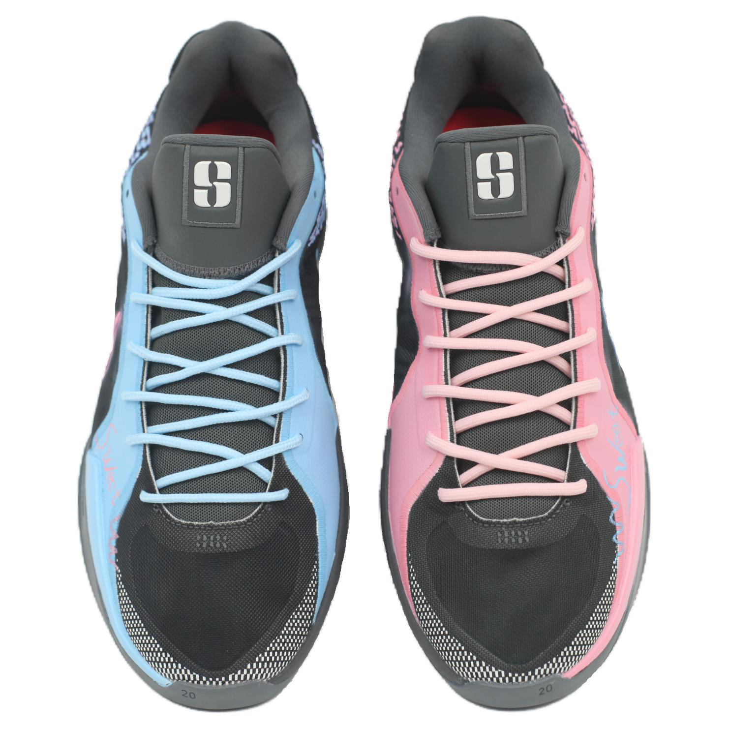 Nike Sabrina 2 Abrasion Resistant Low top Basketball Shoes Unisex Blue Pink