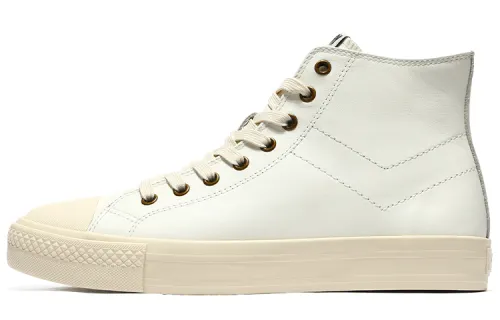 Pony Canvas Shoes Unisex High Top White